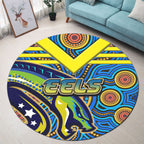 eels-rugby-round-rug-electric-eel-with-aboriginal-patterns-round-rug