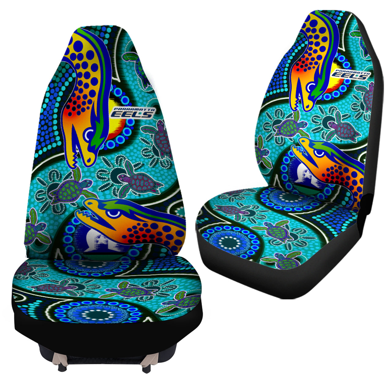 eels-rugby-car-seat-cover-indigenous-eels-with-aboriginal-and-torres-strait-islander-flag