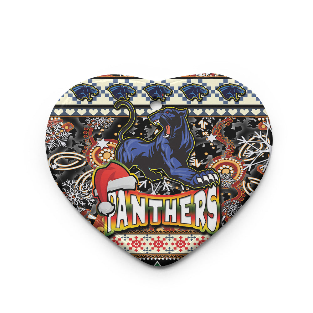 panthers-rugby-christmas-ceramic-ornament-xmas-panthers-christmas-balls-snowflake-with-aboriginal-patterns