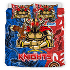 knights-aboriginal-rugby-bedding-set-custom-indigenous-knights-with-aussie-lizard-and-eagle