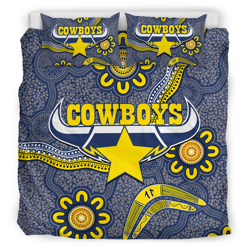 cowboys-rugby-bedding-set-aboriginal-boomerang-cowboys-bedding-set