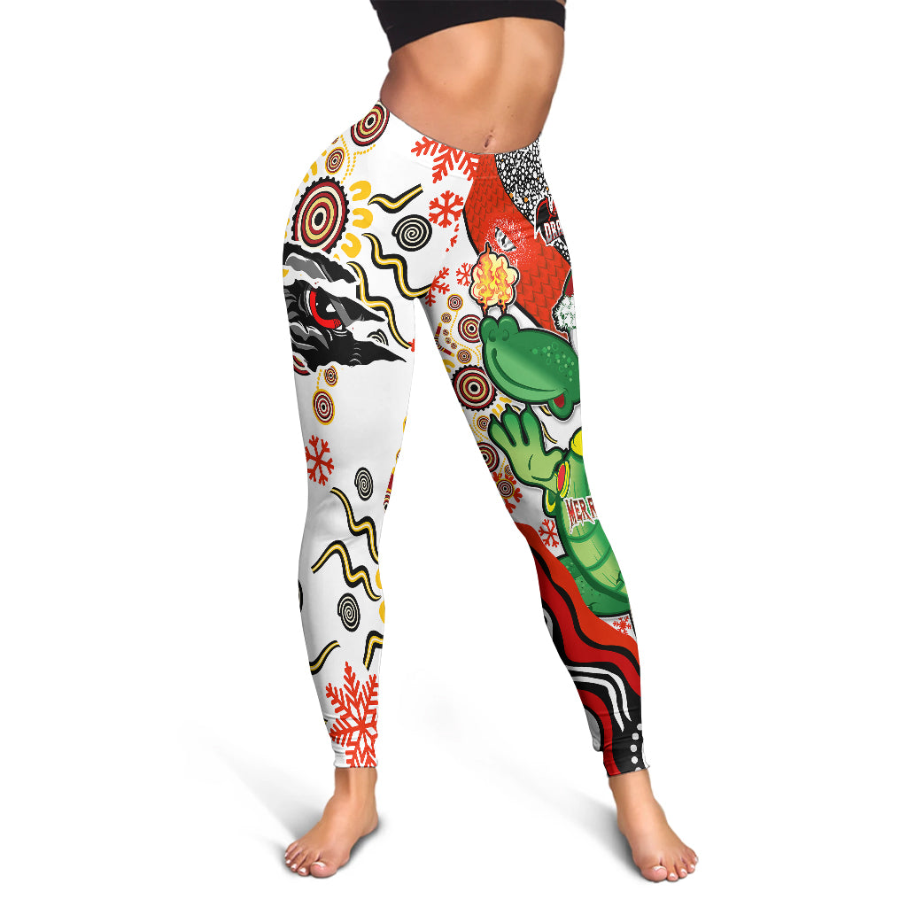 st-george-rugby-christmas-leggings-merry-christmas-green-dragons-indigenous-leggings