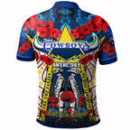 cowboys-rugby-anzac-day-watercolour-polo-shirt-custom-remembrance-cowboys-with-poppy-flower