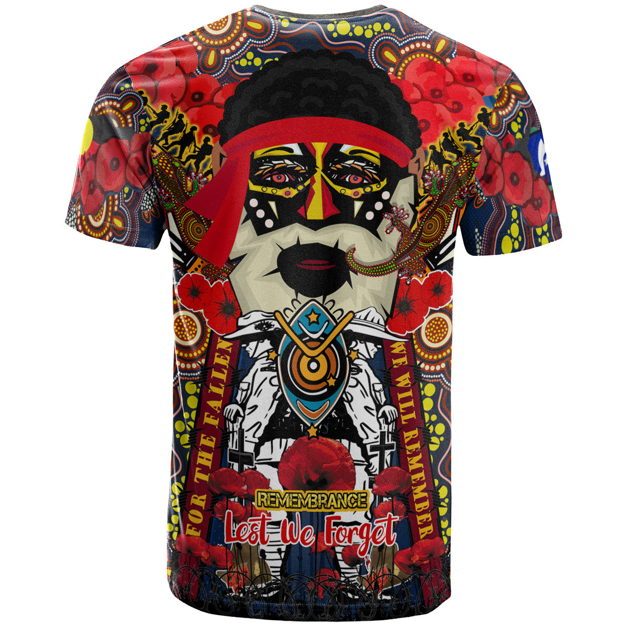 all-stars-rugby-anzac-day-custom-watercolour-t-shirt-remembrance-indigenous-dreamtime-with-poppy-flower