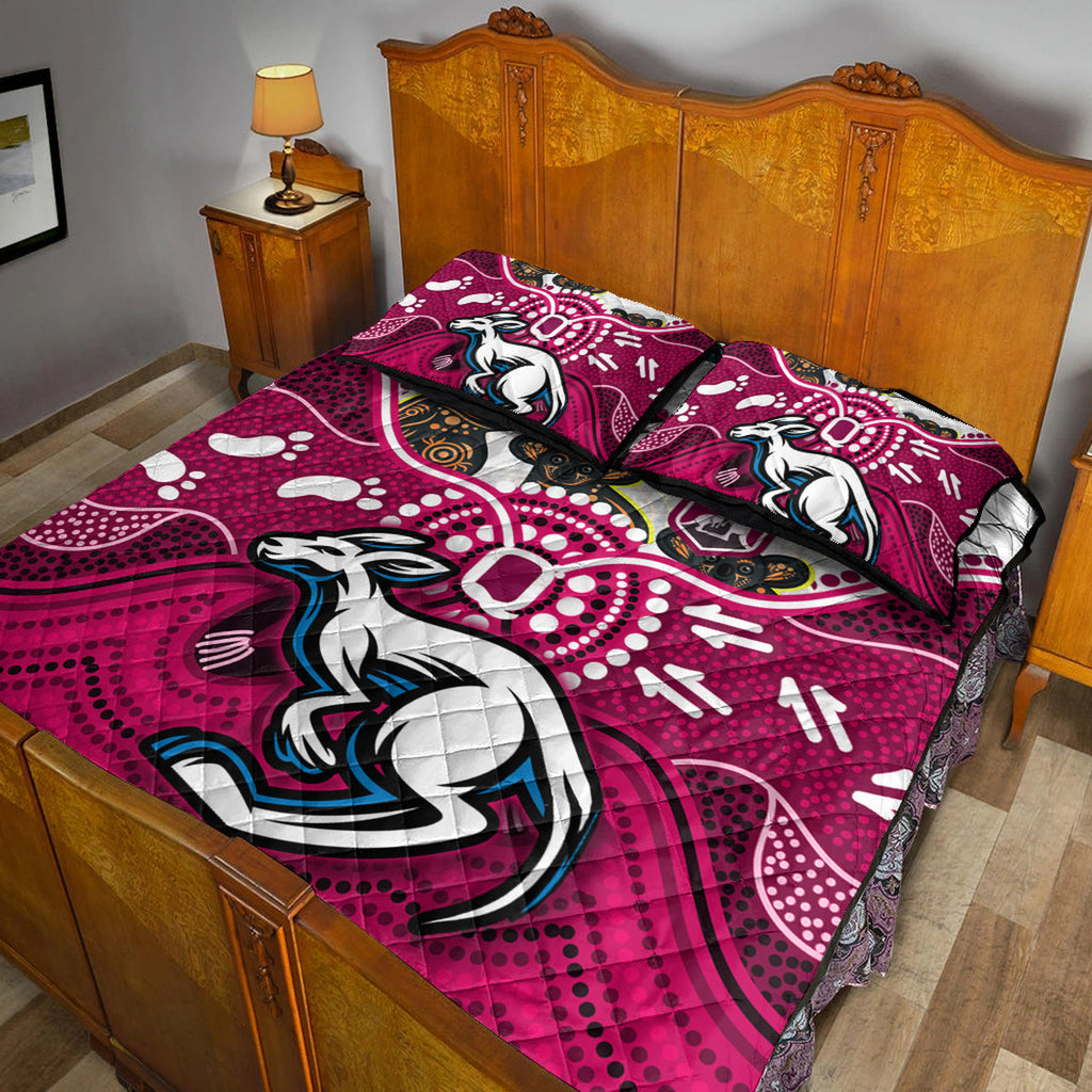 maroons-rugby-aboriginal-custom-quilt-bed-set-the-cane-toads-with-indigenous-koala