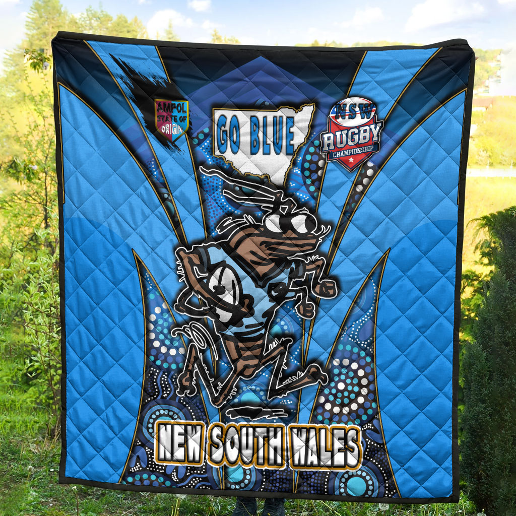 new-south-wales-rugby-league-team-quilt-new-south-wales-blues-mascot-with-aboriginal-art-state-of-origin-quilt