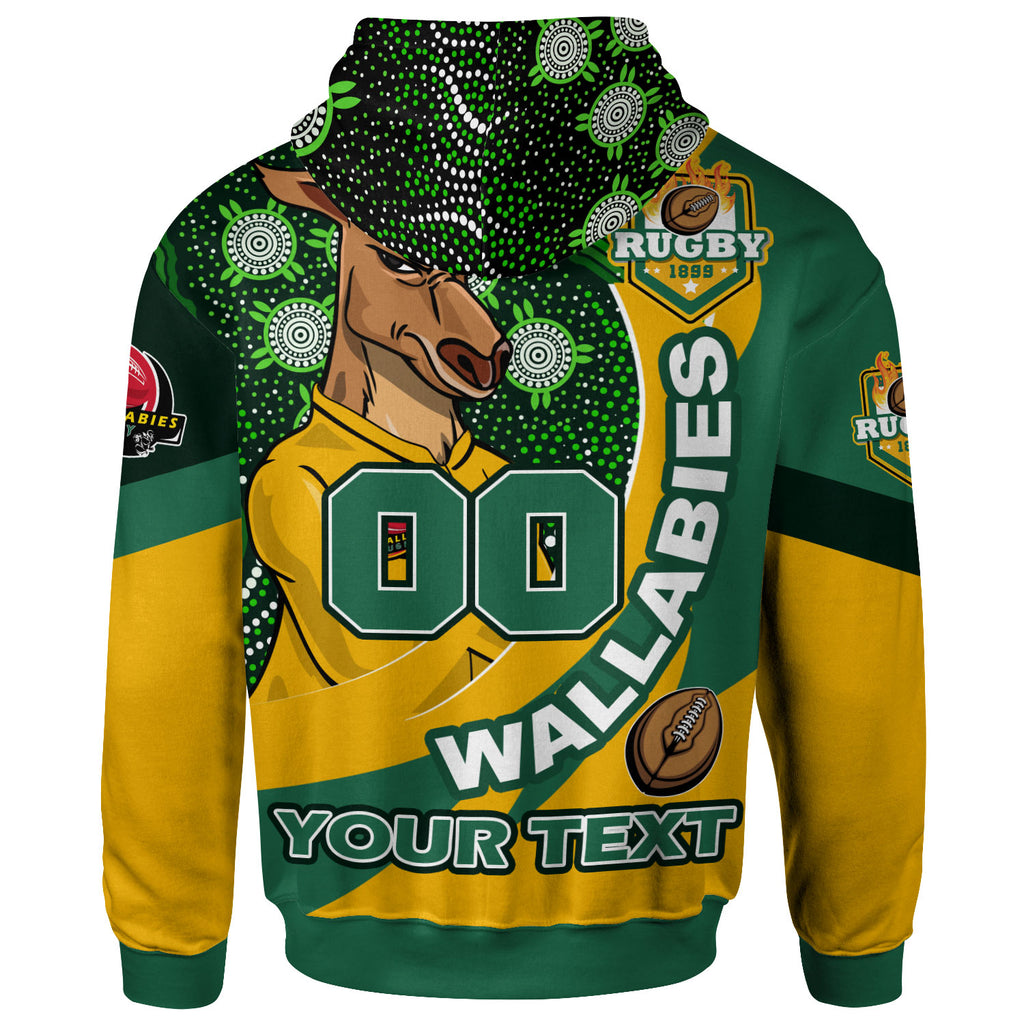 wallabies-rugby-hoodie-custom-kangaroo-rugby-ball-aboriginal-curve-style-hoodie