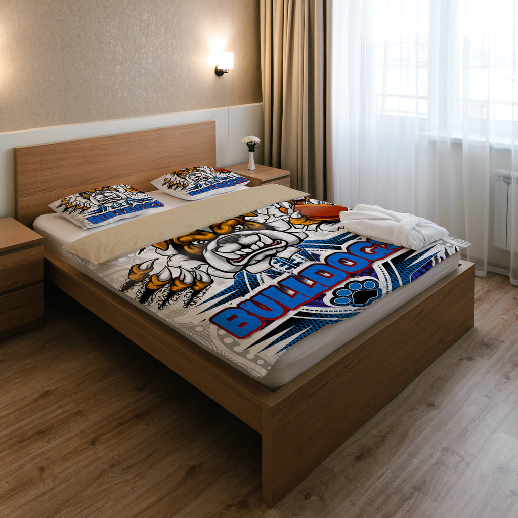 bulldogs-rugby-custom-aboriginal-bedding-set-indigenous-super-bulldogs