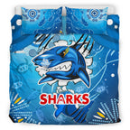 sharks-aboriginal-custom-rugby-bedding-set-the-indigenous-sharks-scratch-style