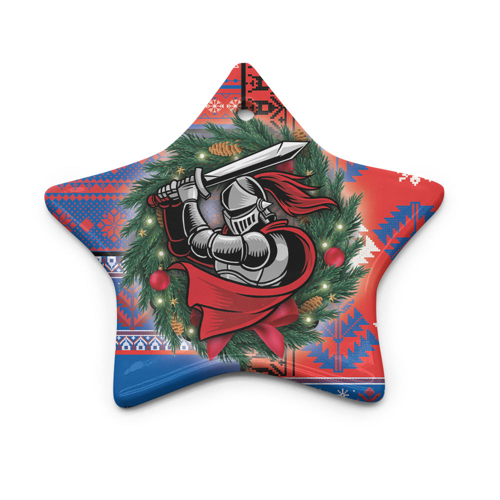 knights-rugby-ornaments-custom-christmas-snowflakes-knights-rugby-ball-ornaments