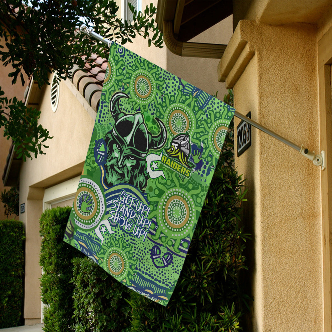 raiders-rugby-naidoc-week-watercolour-flag-canberra-raiders-getting-up-standing-up-showing-up-flag