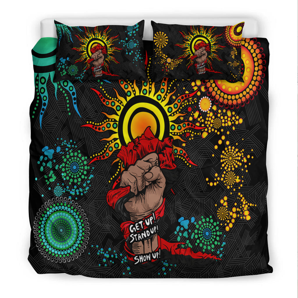 NAIDOC Week 2022 Aboriginal Art Unique Bedding Set - LT12