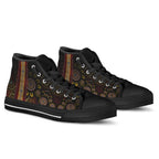 high-top-aboriginal-dot-panting-art-stripe-lines