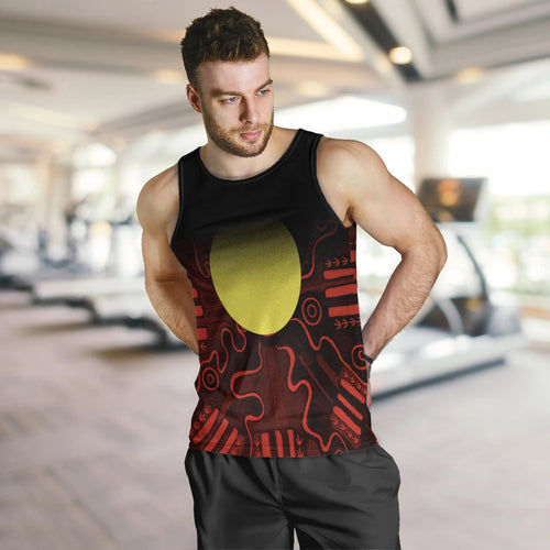 aboriginal-mens-tank-top-indigenous-flag-grunge-style
