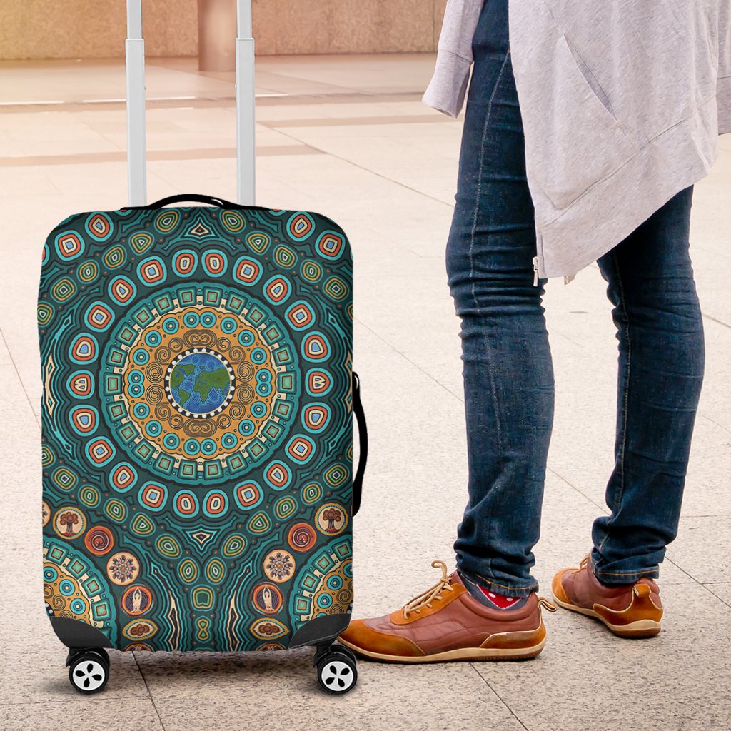 luggage-covers-aboriginal-green-dot-painting-with-earth