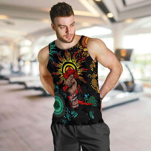NAIDOC Week 2022 Aboriginal Art Unique Men Tank Top - LT12