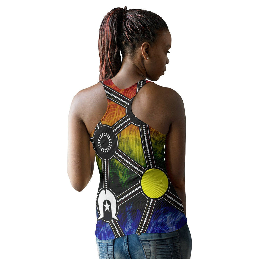 Naidoc Week 2021  Women's Tank , Aboriginal Geometric Style - Vibe Hoodie