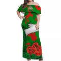 rabbitohs-anzac-day-off-shoulder-long-dress-south-sydney-camouflage-mix-aboriginal
