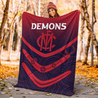 melbourne-demons-blanket-aboriginal-dot-painting