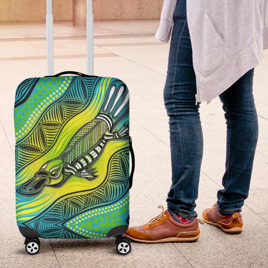 luggage-cover-aboriginal-platypus