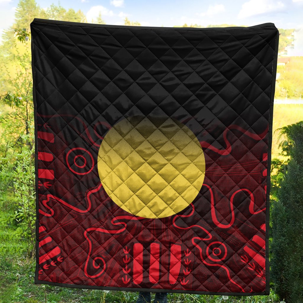 aboriginal-premium-quilt-indigenous-flag-grunge-style