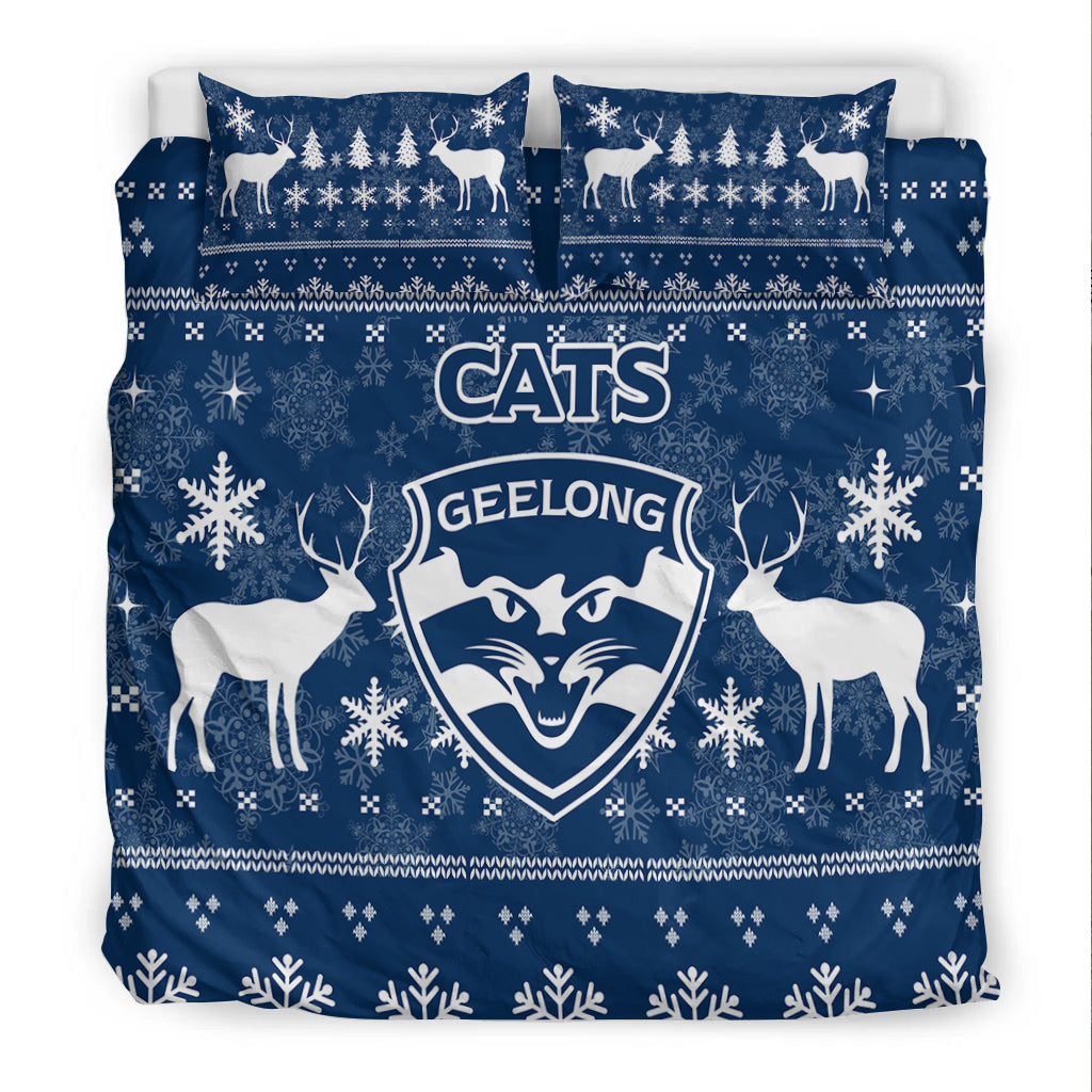 geelong-cats-bedding-set-christmas-ugly-style