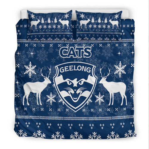 geelong-cats-bedding-set-christmas-ugly-style