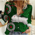 custom-personalised-rabbitohs-indigenous-women-casual-shirt-simple-green
