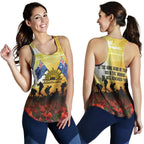 Anzac Women's Racerback Tank - Australian and New Zealand Army Corps - Vibe Hoodie