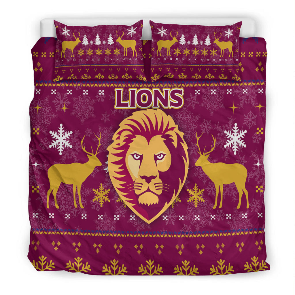 brisbane-lion-bedding-set-christmas-ugly-style