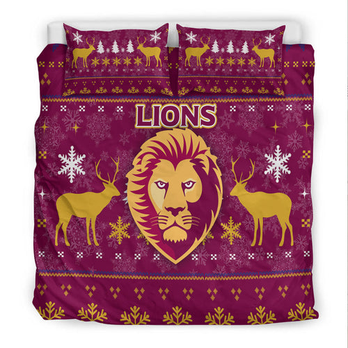 brisbane-lion-bedding-set-christmas-ugly-style