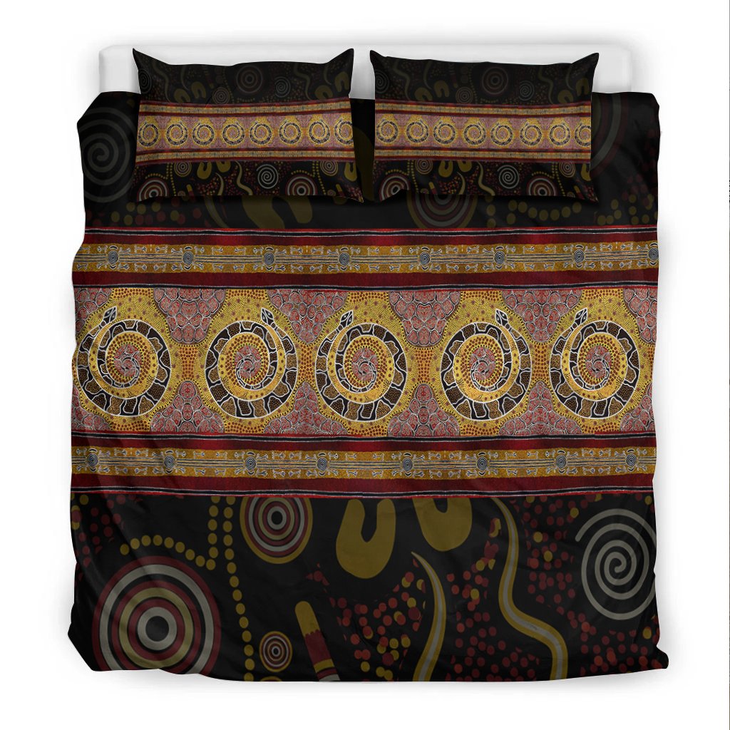 bedding-set-snake-dot-panting-art