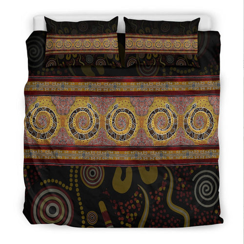 bedding-set-snake-dot-panting-art
