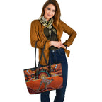 aboriginal-leather-tote-bag-kangaroo-with-dot-painting