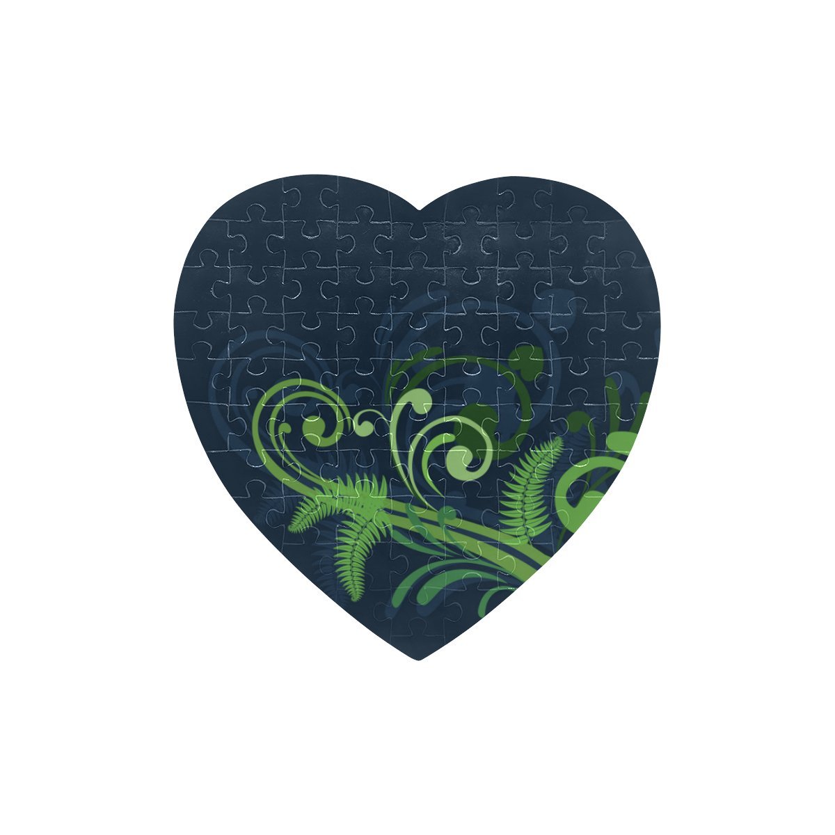 new-zealand-silver-fern-jigsaw-puzzle-green