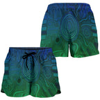 Torres Strait Islander Women's Shorts - Dhari Mask - Vibe Hoodie