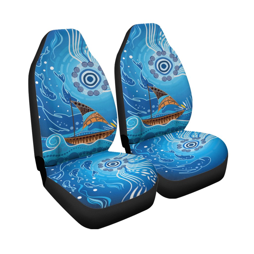 car-seat-cover-aboriginal-view-sea-with-fish-and-boat