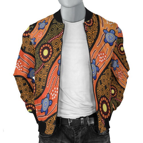 bomber-jacket-aboriginal-dot-unique-style-turtle