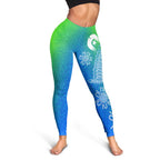 torres-strait-islander-womens-leggings-dhari-mask-ocean-style