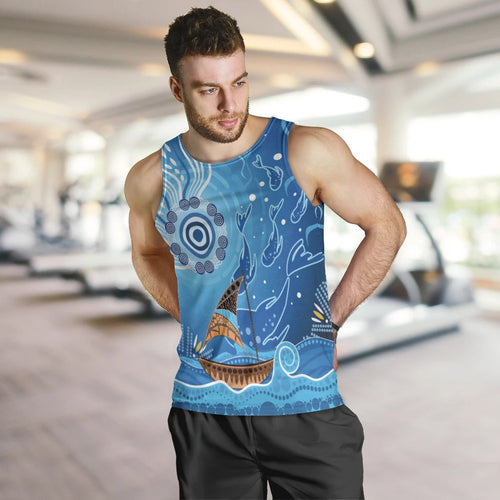 men-tank-top-aboriginal-view-sea-with-fish-and-boat