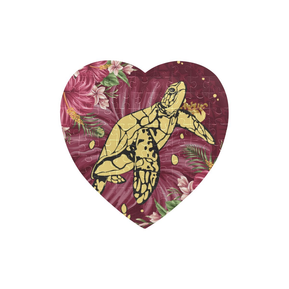 new-zealand-jigsaw-puzzle-turtle-polynesian-hibiscus