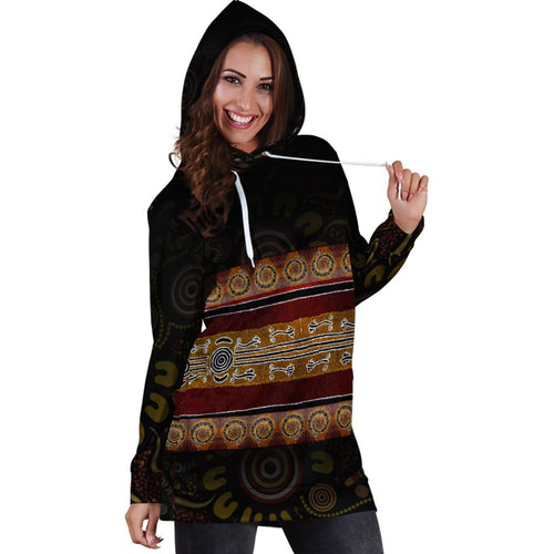 hoodie-dress-aboriginal-dot-panting-art-horizontal-lines