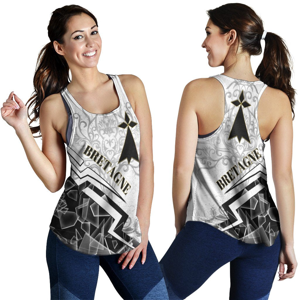 Brittany Women's Racerback Tank - Bretagne Spirit - Vibe Hoodie