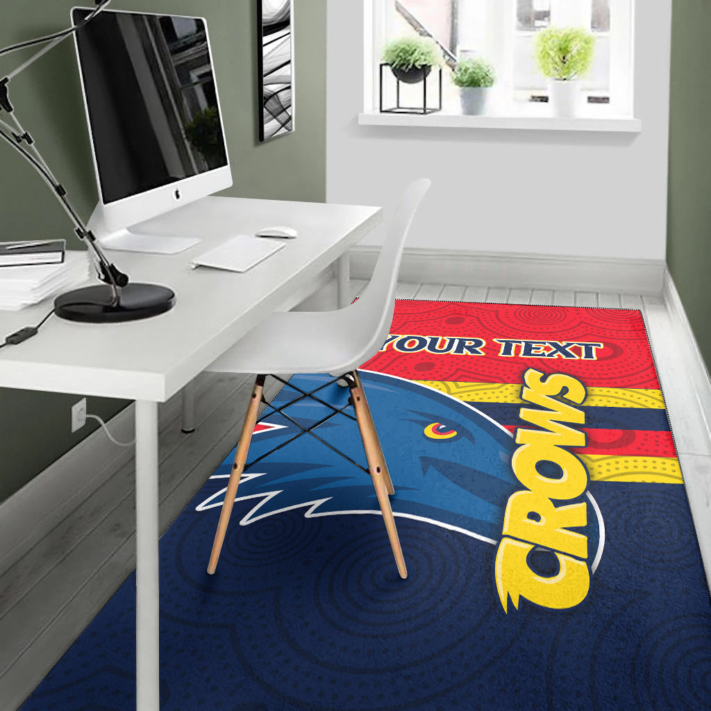custom-personalised-adelaide-crows-area-rug-aboriginal-dot-painting