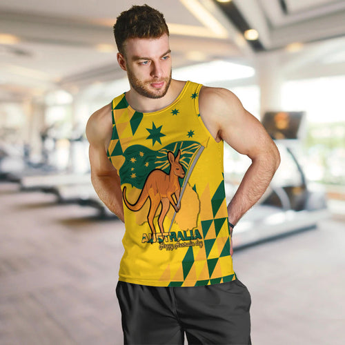 Australia Day Proud To Be Aussie Men Tank Top - LT12