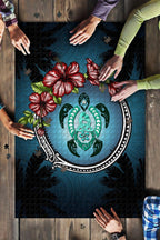 new-zealand-jigsaw-puzzle-polynesian-ohana-turtle-hibiscus-mother-son