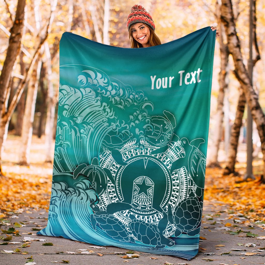 customaboriginal-premium-blanket-torres-strait-islands-in-wave