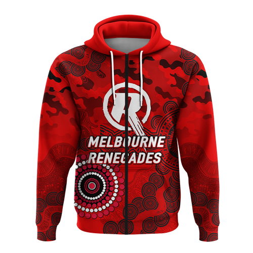 Melbourne Renegades ANZAC Day Aboriginal Hoodie - LT12