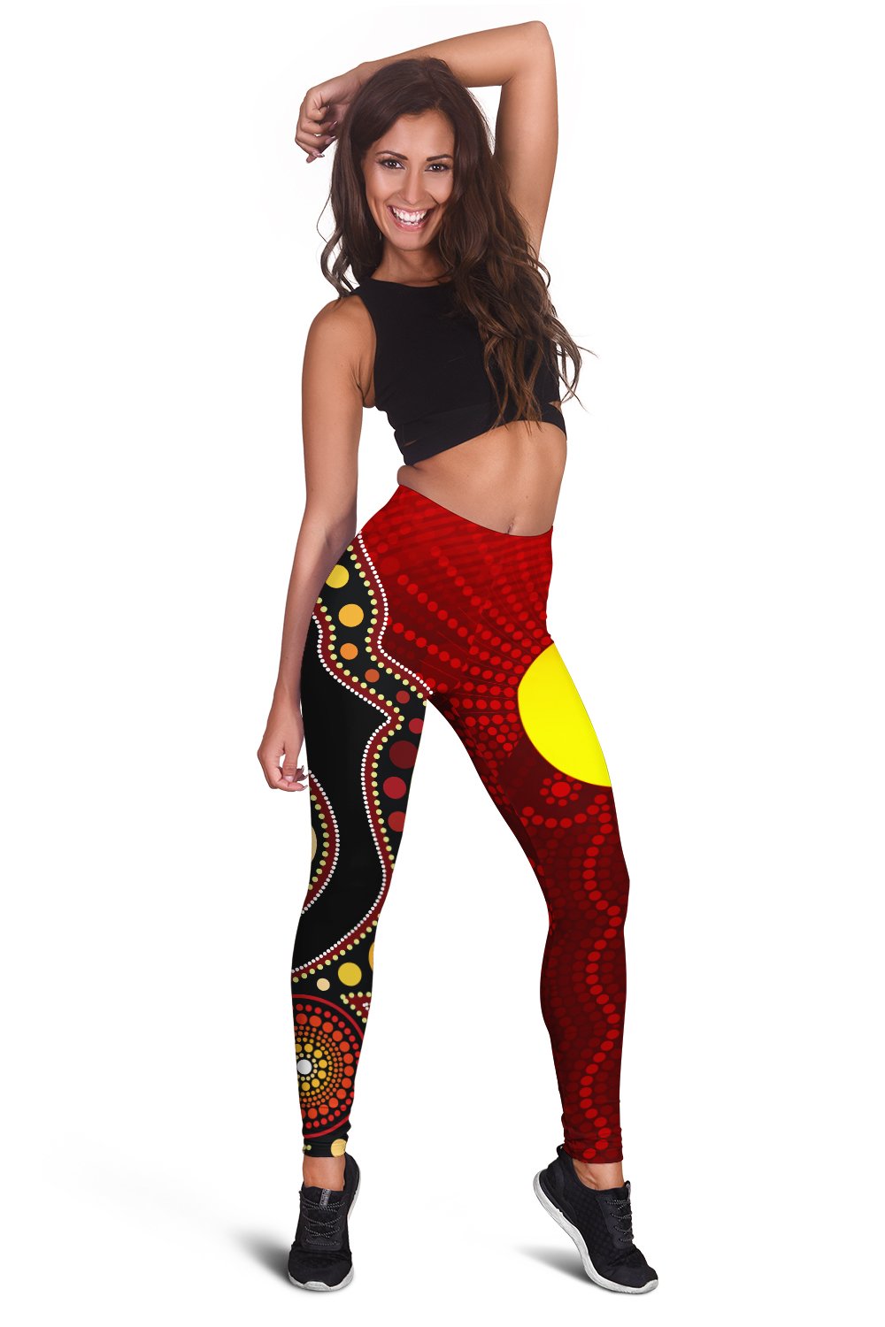 aboriginal-leggings-australia-aboriginal-lives-matter-flag-circle-dot-painting-art-tight-pants