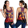 Brisbane Lions Anzac Day Women Tank Top - Indigenous Art